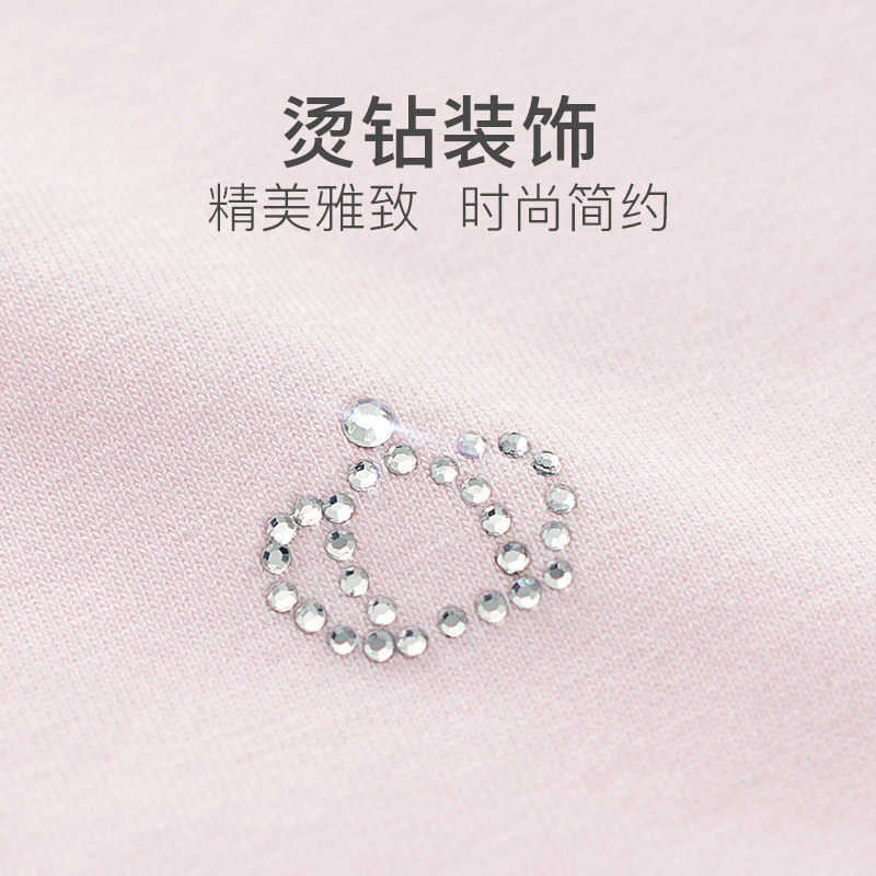爱帝基础薄款保暖内衣男士女士秋衣秋裤圆领情侣打底棉毛衫烫钻棉弹力暖衣套装