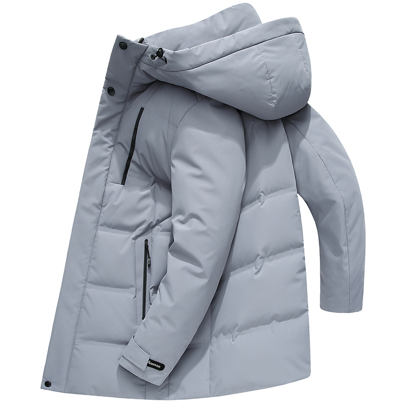 雅鹿羽绒服男新款中长款时尚韩版保暖修身连帽男士冬季外套潮流a