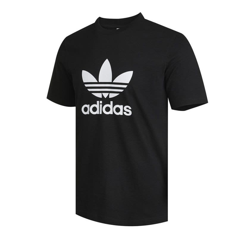 adidas阿迪三叶2021男子TREFOIL T-SHIRT圆领短T恤GN3462图片