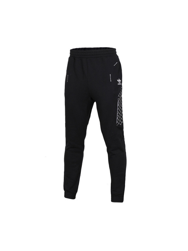 阿迪达斯三叶男裤春秋运动裤休闲小脚卫裤-CW5170