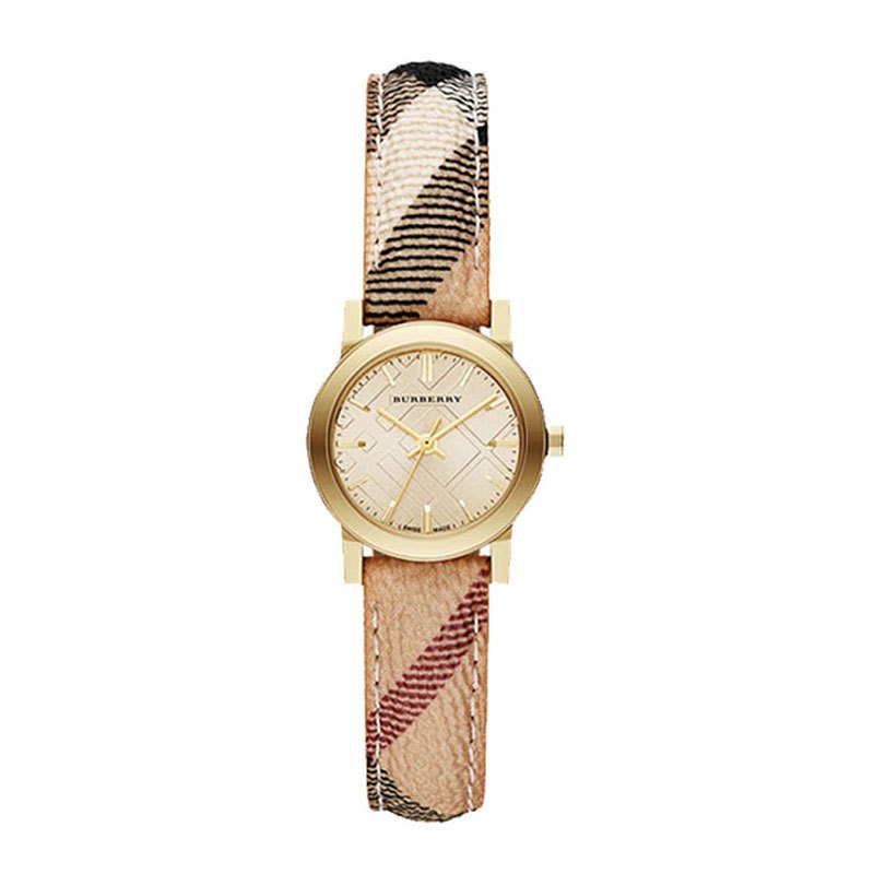博柏利burberry女表经典英伦休闲时尚女士石英表