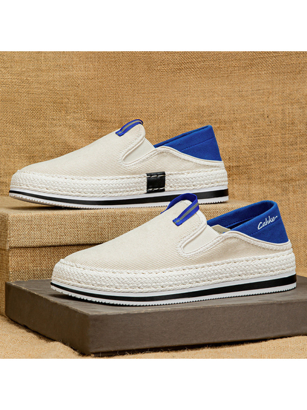 四季可穿男士2025年休闲舒适透气潮流时尚百搭日常新款男士布鞋