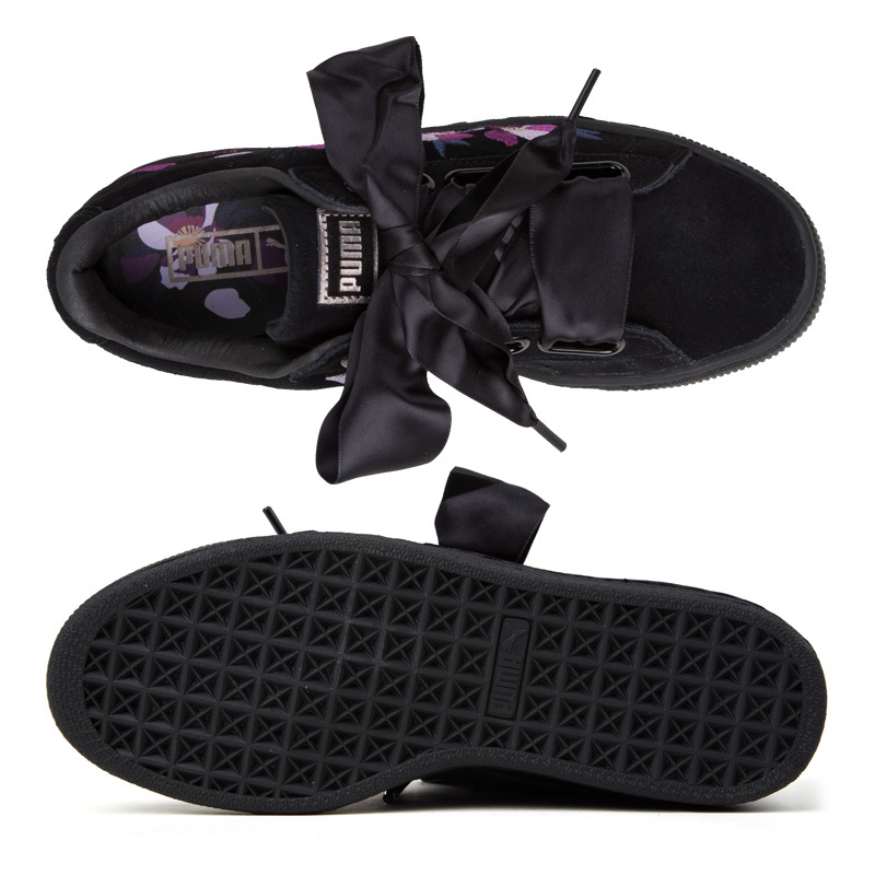 puma彪马 basket heart 蕾哈娜女子蝴蝶结时尚运动休闲鞋板鞋 367811