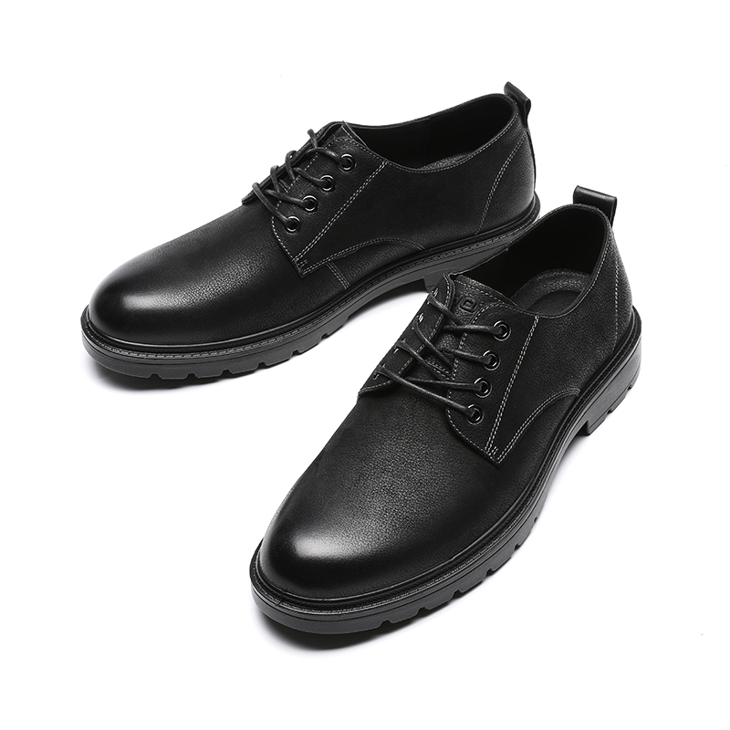 红蜻蜓2020皮鞋男韩版英伦潮鞋百搭鞋正装商务青少年潮流休闲鞋男