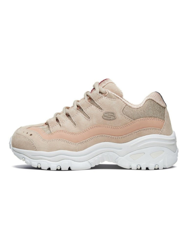 SKECHERS(斯凯奇)D\’LITES系列时尚绑带运动鞋冬季女子休闲鞋13409-NAT