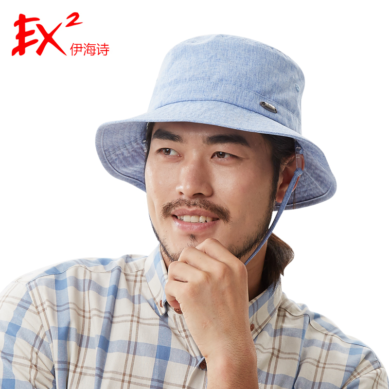 EX2伊海诗帽子男女夏季帽休闲小檐盆帽渔夫帽367254