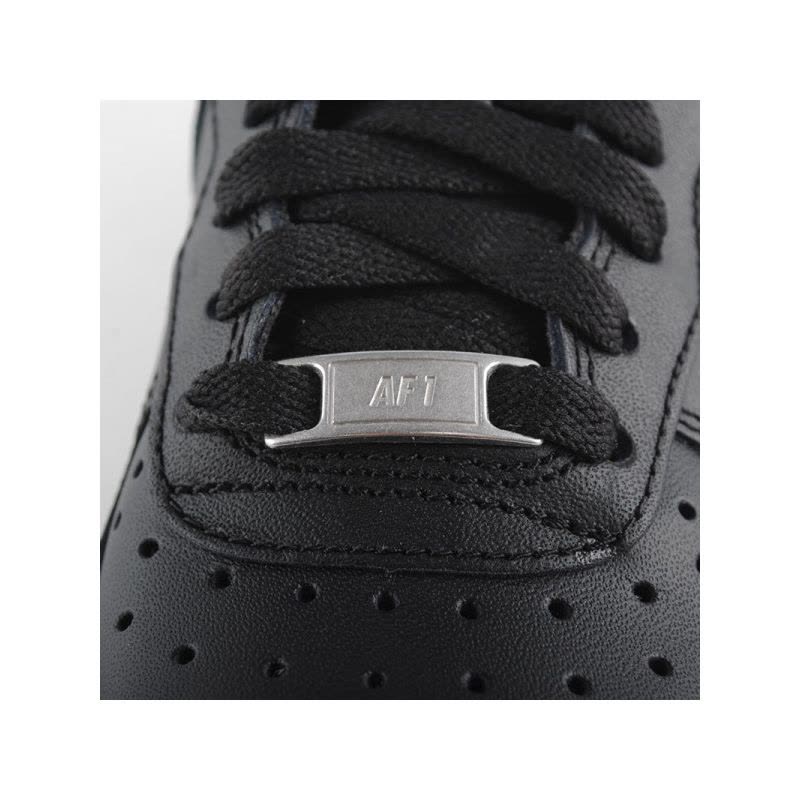 NIKE耐克女鞋airforce空军一号AF1纯黑小黑鞋休闲板鞋315115-038图片