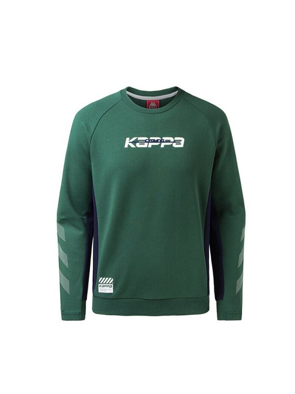 KAPPA/卡帕专柜男子运动服秋款圆领套头针织卫衣|K0852WT30D