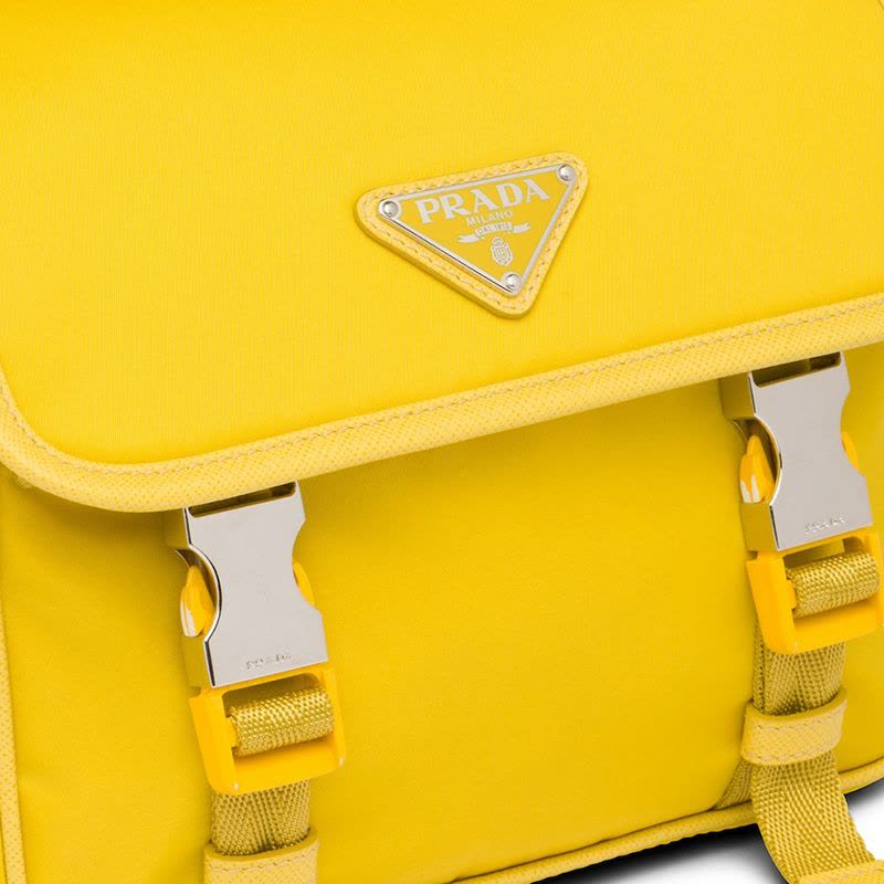 【预定】PRADA/普拉达 尼龙和Saffiano 皮革单肩包 1BD334 O3O 22*8.5*16CM图片