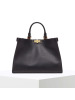 预售 芬迪 FENDI PEEKABOOTOTE包 金属十字扣 女士手提单肩包 光面皮8BH377