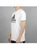 adidas阿迪达斯运动休闲T恤男女同款短袖 ADICTT-WB 白色 S