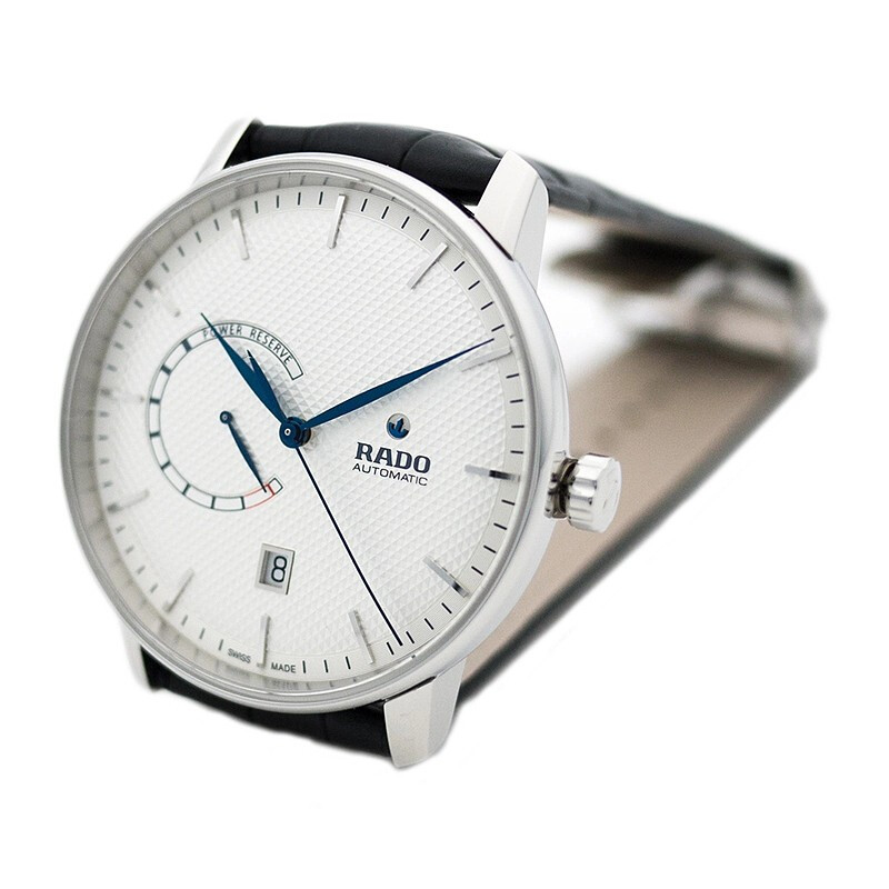 雷达(RADO)瑞士手表晶璨系列自动机械男表储能显示 41mm盘皮带 R22878015