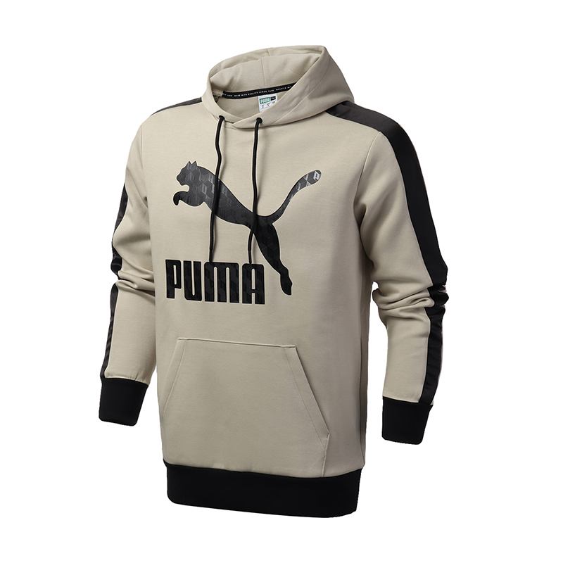 自营puma彪马男装运动服杨洋同款休闲针织连帽卫衣596739