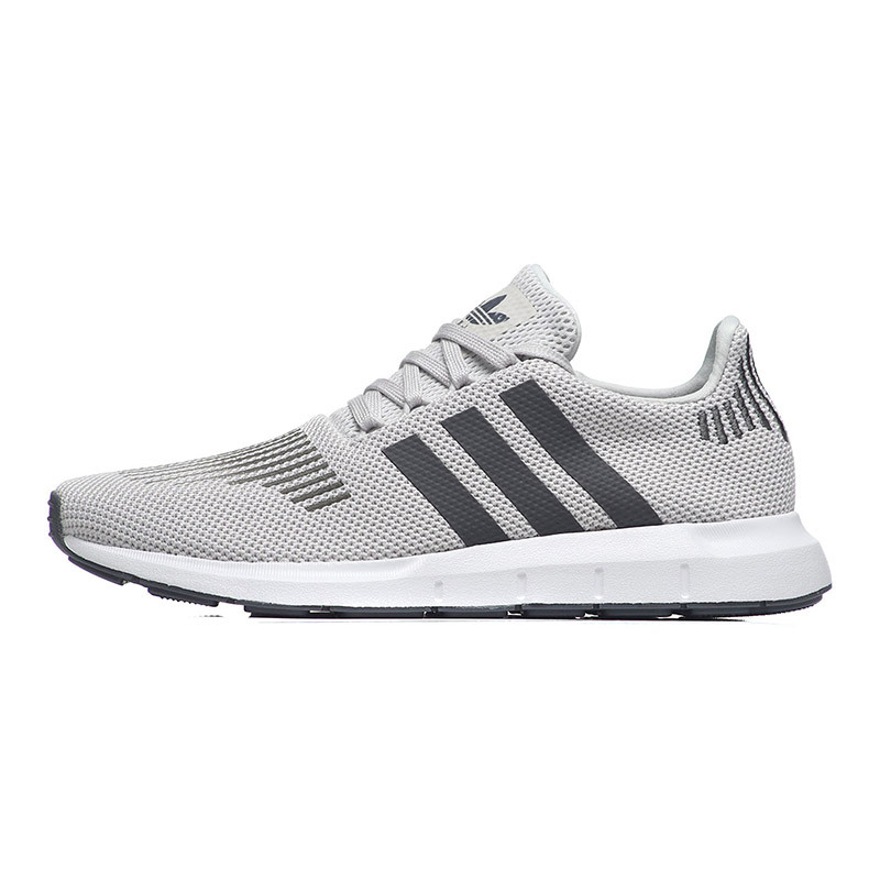【自营】adidas阿迪达斯男子休闲鞋SWIFT RUN休闲运动鞋CQ2109 CQ2109一度灰+四度灰