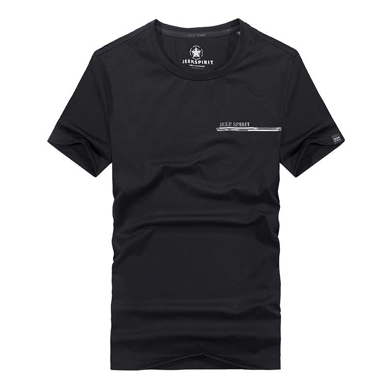 JEEP/吉普T恤男短袖夏季新款男士半袖体恤青年韩版潮流纯棉打底衫1123图片