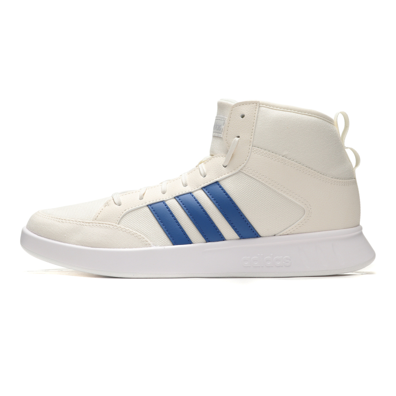 adidas阿迪达斯男鞋板鞋2020新款COURT80S高帮小白鞋休闲运动鞋EG4363