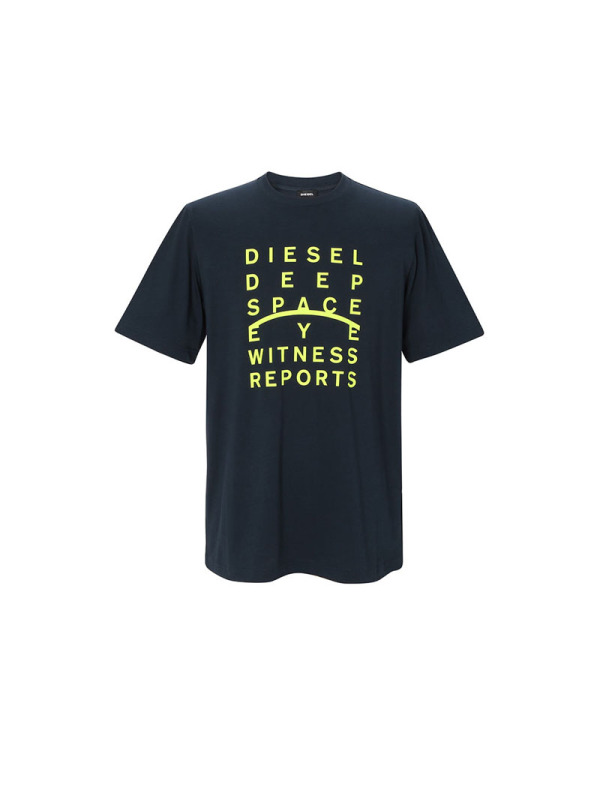 迪赛DIESEL 男士T恤 图型印花棉质00S4E1