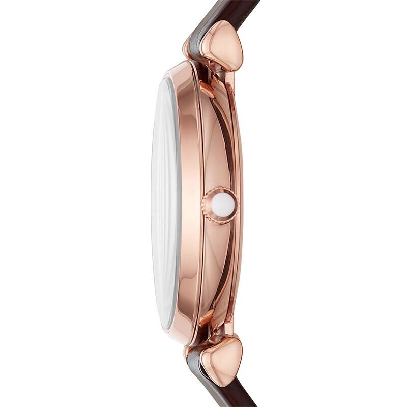 阿玛尼(Emporio Armani)满天星手表 佟丽娅同款新品 皮带商务休闲石英女士腕表 AR11269