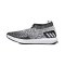 【自营】Adidas阿迪达斯男童鞋套脚休闲跑步运动鞋AH2595 AH25951号黑色+亮白 /适合脚长220mm