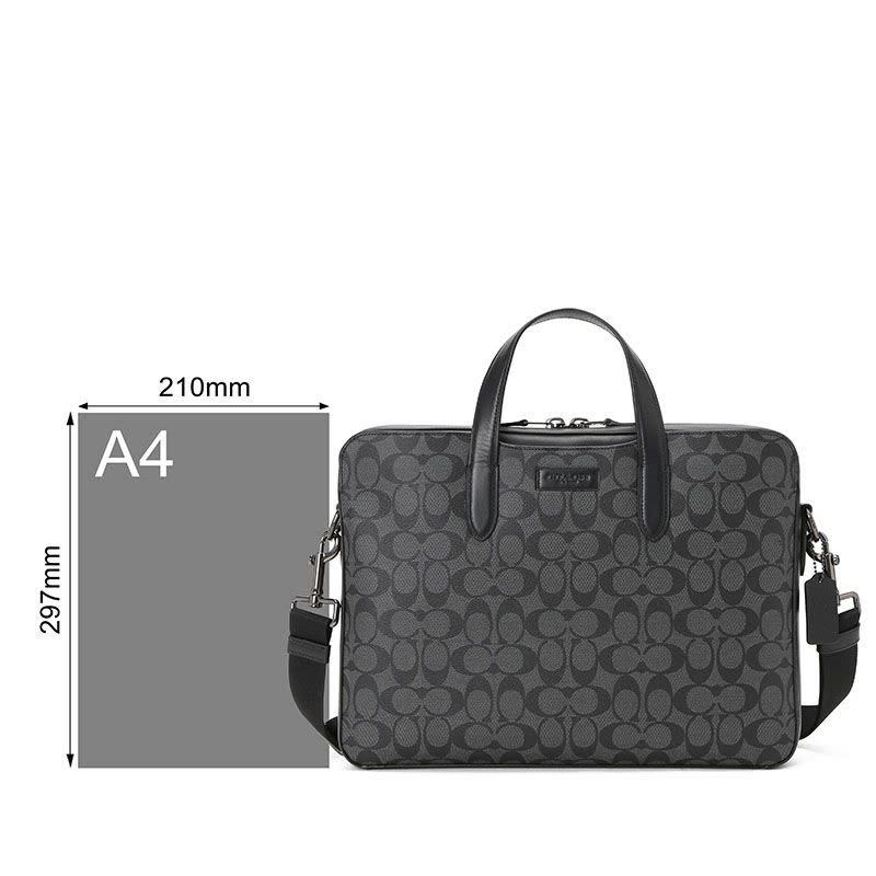 COACH 公文包 LOGO印花 织物 C2837图片
