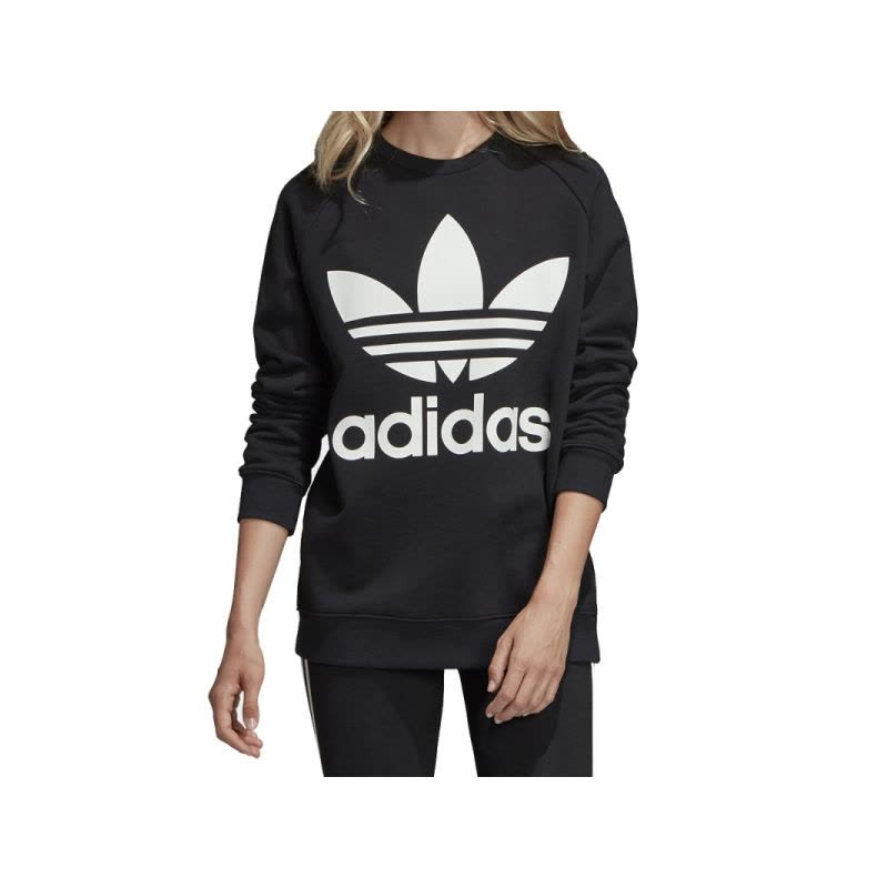 adidas阿迪达斯三叶女子OVERSIZEDSWEAT针织套衫DH3129图片