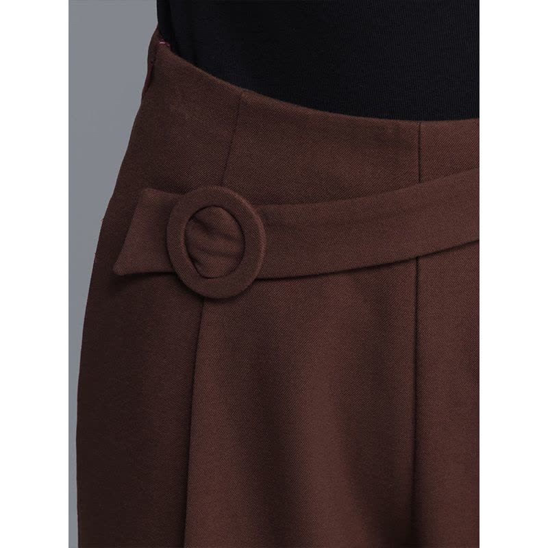 丝柏舍2019秋装女装韩版纯色哈伦裤简约宽松休闲裤S93R4111K图片