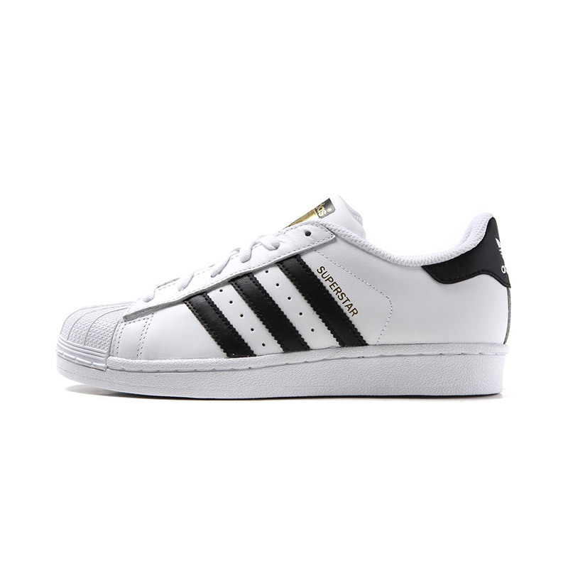 【自营】adidas三叶草男大童10-13岁贝壳头SUPERSTAR休闲运动鞋C77154 C771541号 /215