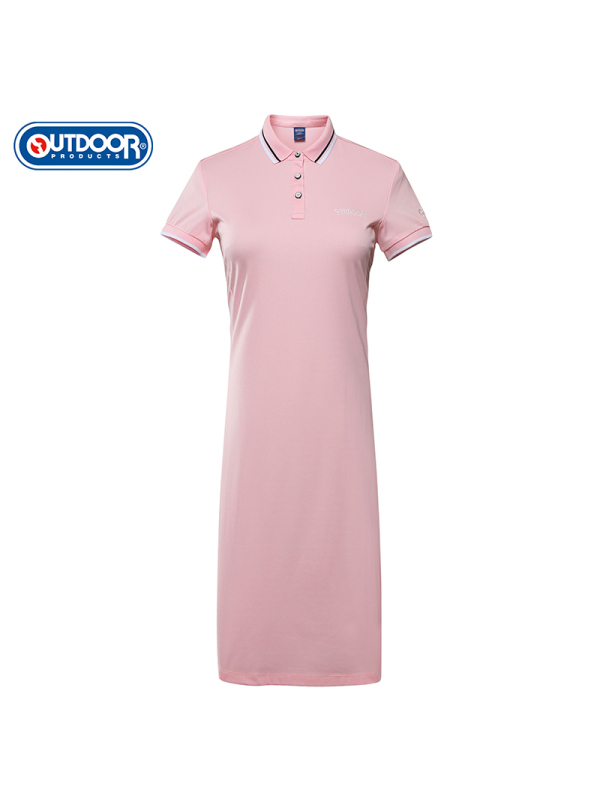 （OUTDOORPRODUCTS）运动户外女士POLO短袖连衣裙运动休闲长裙OFTP1922105