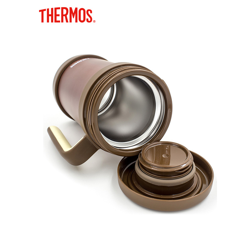 【膳魔师旗舰店】(自带茶漏,办公室精品)膳魔师保温杯tcmf-500 bw 红