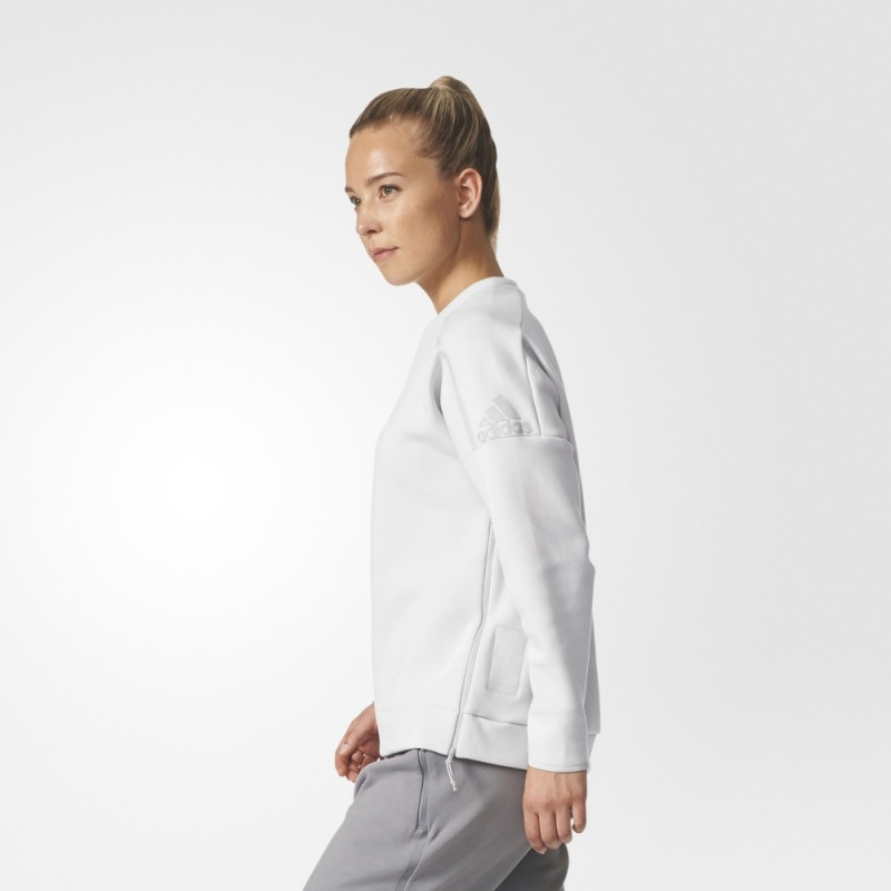 adidas阿迪达斯运动型女子针织套头衫二度灰BR1936