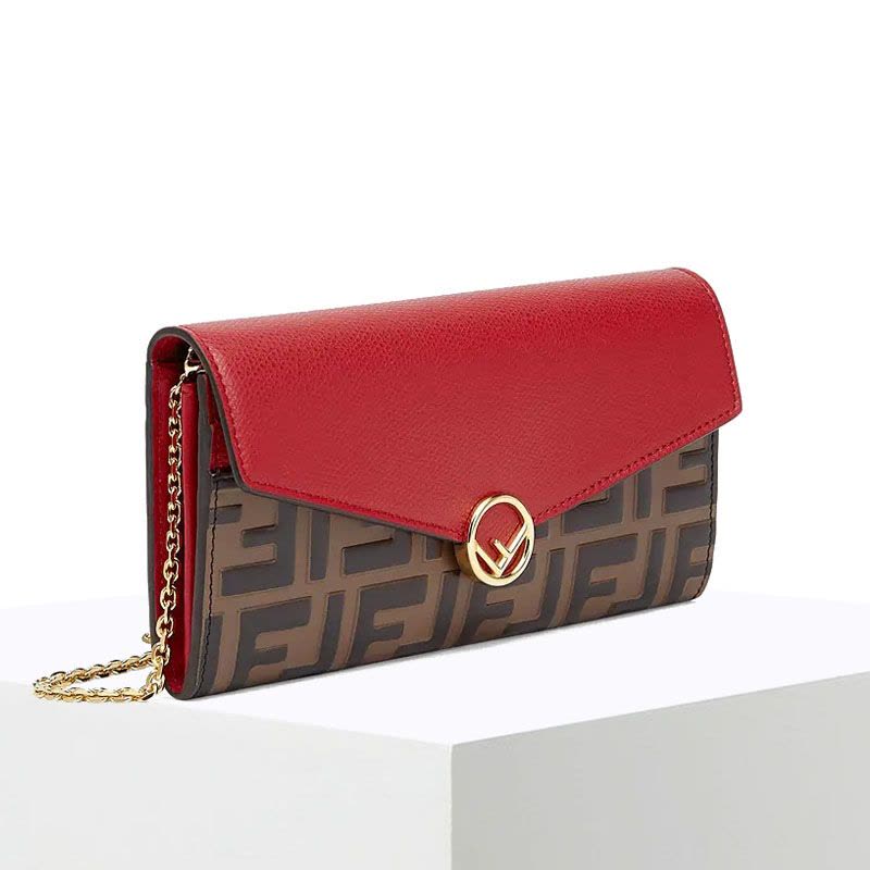 预定 FENDI芬迪 链带长款钱夹 8M0365 19*9*1CM图片