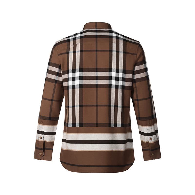 博柏利/巴宝莉 BURBERRY 男款 棉质长袖衬衫80486751图片