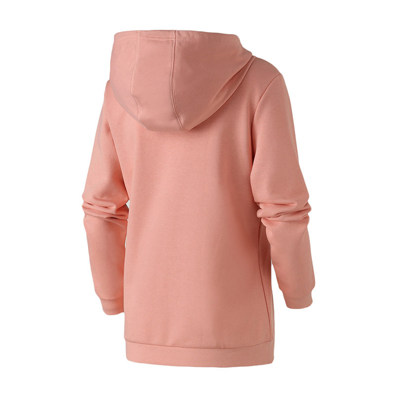 adidas阿迪达斯NEO女装春季套头衫连帽卫衣运动服DW7957 L DW7957灰粉+白