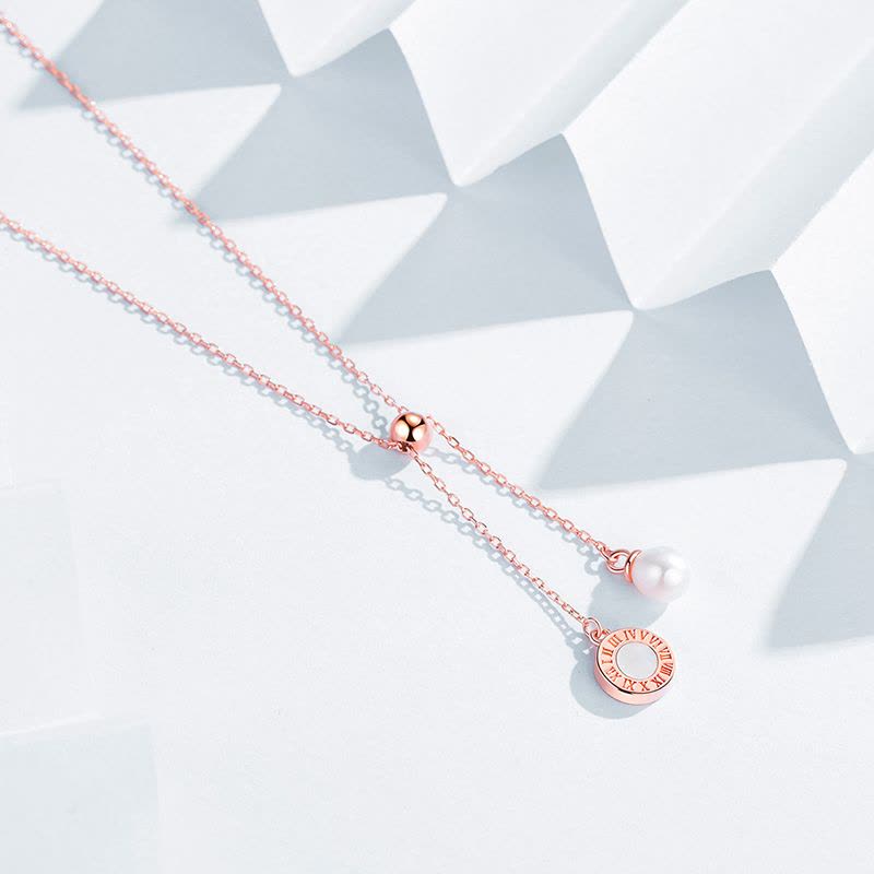 佰色传情BRIR淡水珍珠项链女潮纯银锁骨链网红银2020新款图片