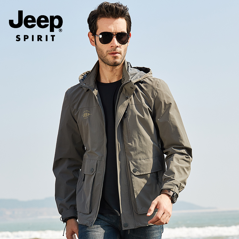 服装鞋帽>男装>男士夹克>jeepspirit>jeepspirit男士夹克>