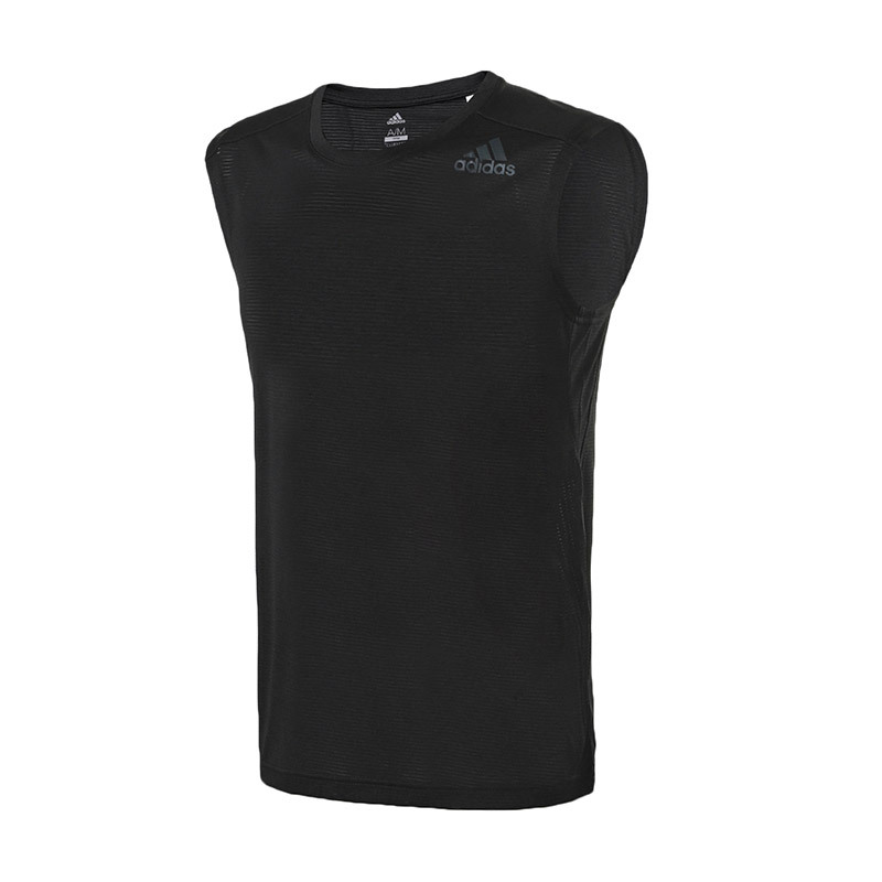 【自营】adidas阿迪达斯男子背心训练健身跑步透气运动服CE4062 3XL CE4062黑