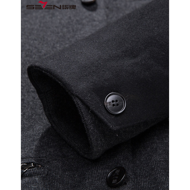 中华立领seven柒牌男装立领小西服男外套修身韩版西装时尚男905c1914