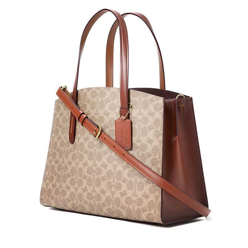 预订COACH/蔻驰 女包双C图案手拎斜挎查理包 31210图片