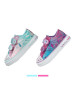 斯凯奇（SKECHERS）童鞋低帮可爱帆布鞋时尚闪钻印花魔术贴休闲鞋10728N