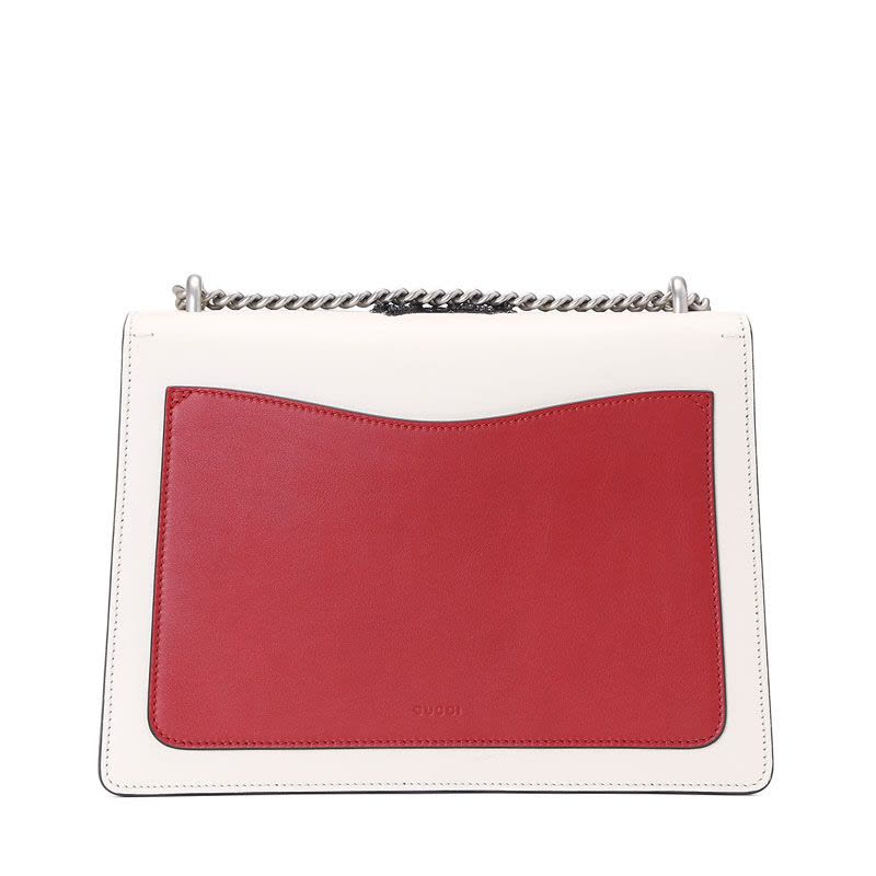 GUCCI 古驰 Dionysus 酒神包 单肩包 斜挎包 链条包 双虎头搭扣粒纹皮403348银扣图片