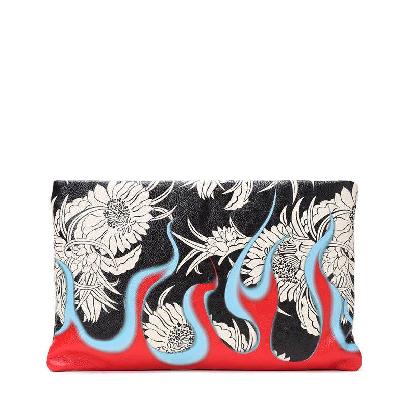 PRADA 印花款手拿单肩包 1BF060 OOO图片