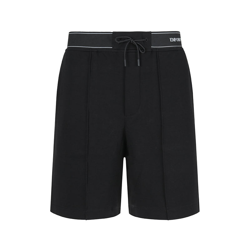 阿玛尼emporioarmani男士字母标识提花腰带百慕大短裤五分裤3r1pz71