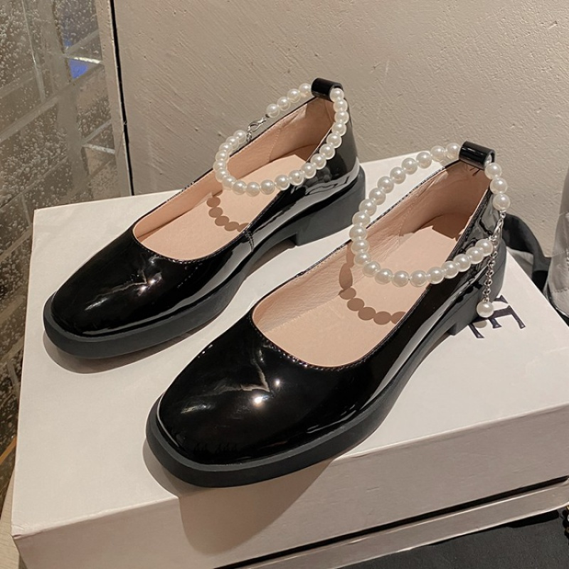 格瑞迪欧2021年新款英伦小皮鞋百搭休闲女鞋CK4899-1