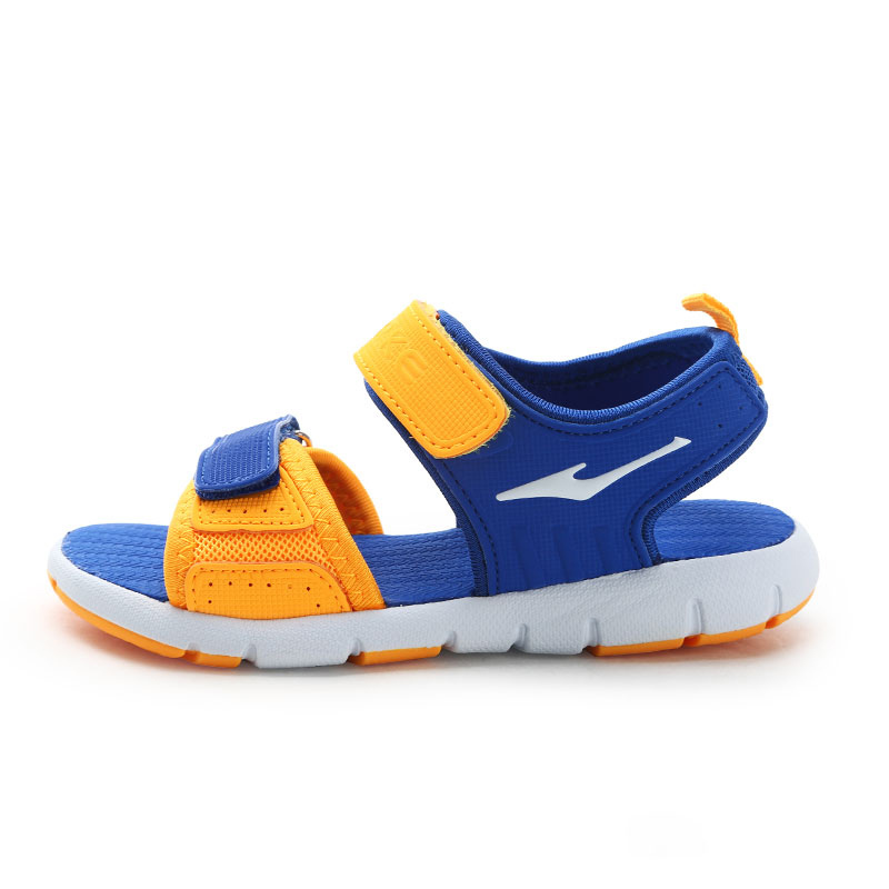 鸿星尔克童鞋韩版凉鞋中大童学生小孩童鞋男孩儿童沙滩鞋