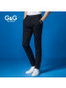 G＆G 男士裤子黑色休闲裤男2019新款春季修身男裤韩版潮流小脚裤