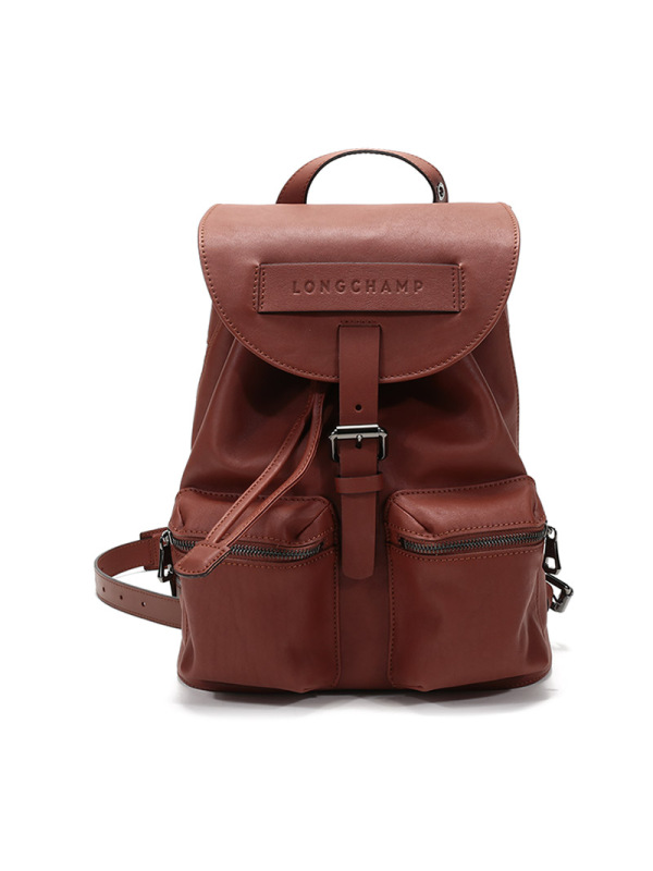 longchamp 珑骧 女士 3d系列牛皮双肩包背包小号 1556 772