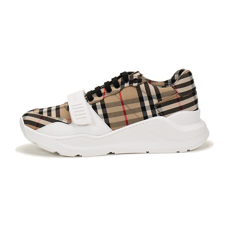 burberry博柏利男士织物配皮休闲运动鞋80202821