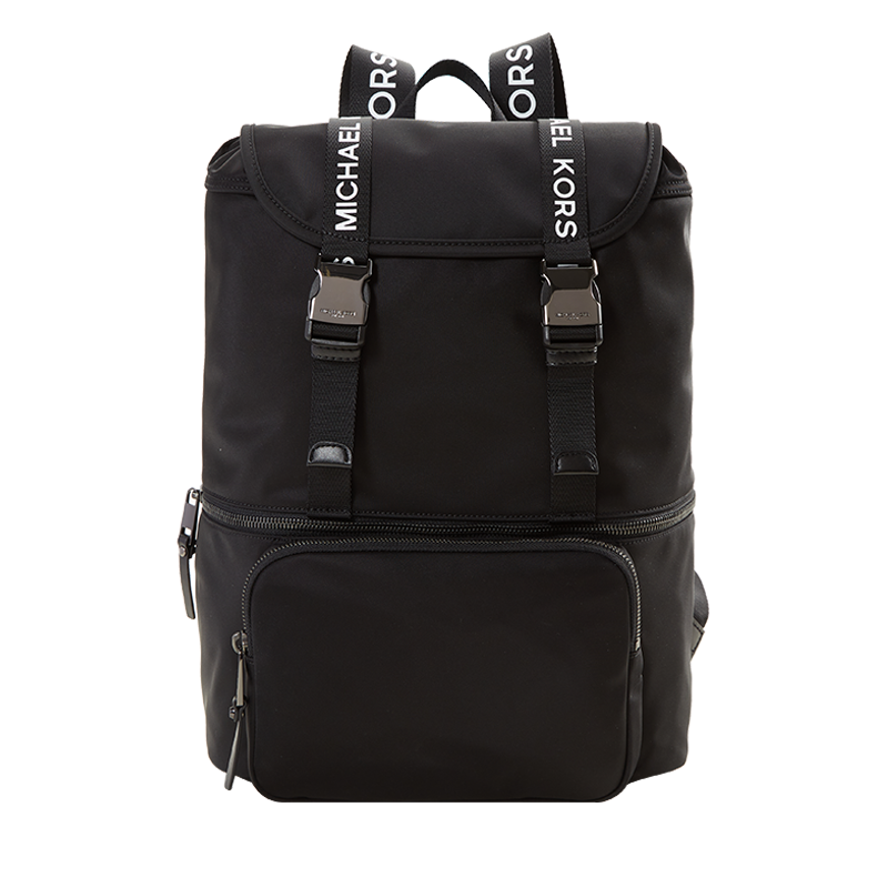 michaelkors迈克高仕mk男包黑色字母图案双肩包奢侈品包30t9u01b7c