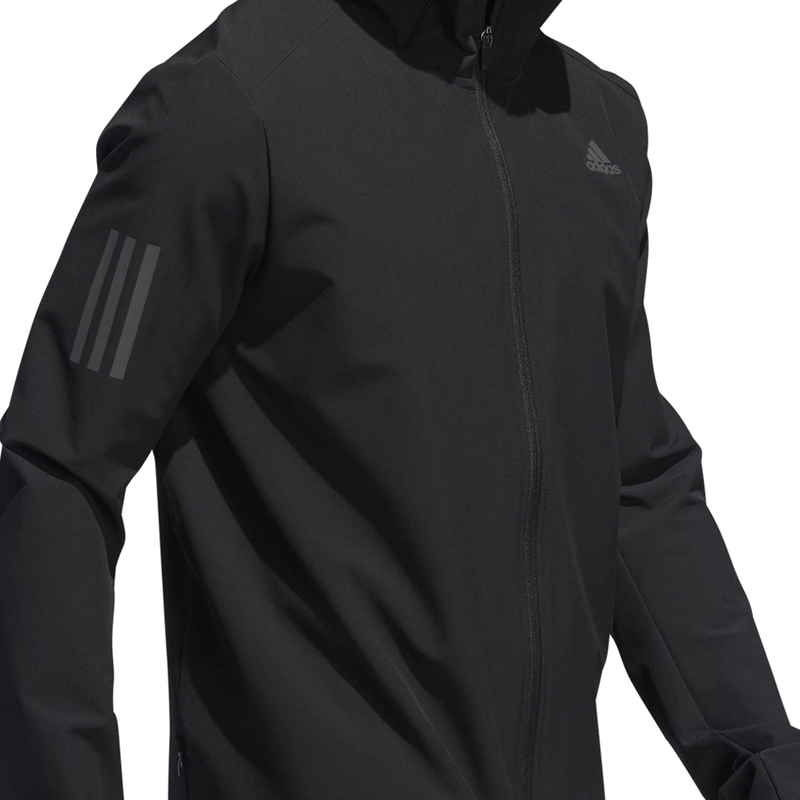 阿迪达斯男装18冬季保暖运动服连帽针织外套夹克 CY5776