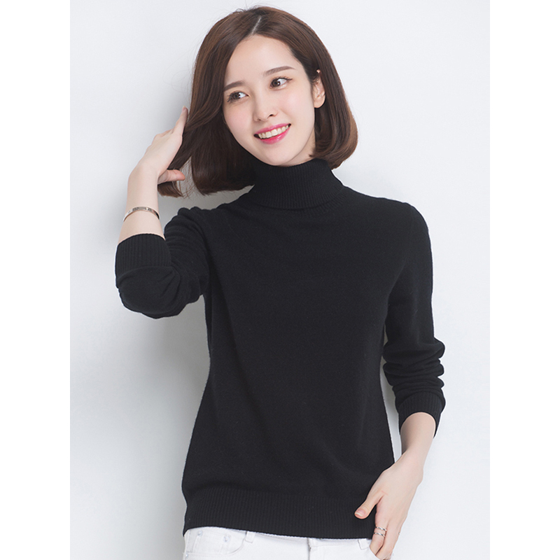 恒源祥女士羊毛衫2018春秋季款套头打底衫
